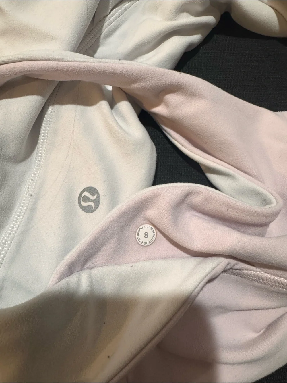 Lululemon Strawberry milkshake reversible align bra size 8